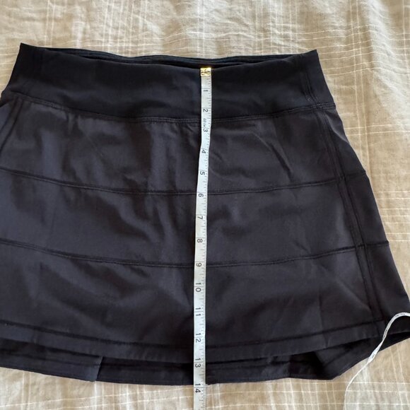 Lululemon Pace Rival Skirt (Tall) *4-way Stretch 15" Black - Picture 9 of 10